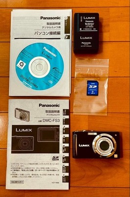 Panasonic LUMIX DMC-FS3 Compact Digital Camera with Battery and SD