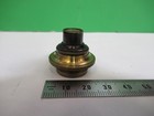 Antique Laiton H Accroupi London Lentille Objectif Microscope Pièce As Illustré