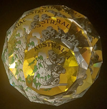 RARE VINTAGE SWAROVSKI CRYSTAL AUSTRALIA KOALA BEAR PAPERWEIGHT