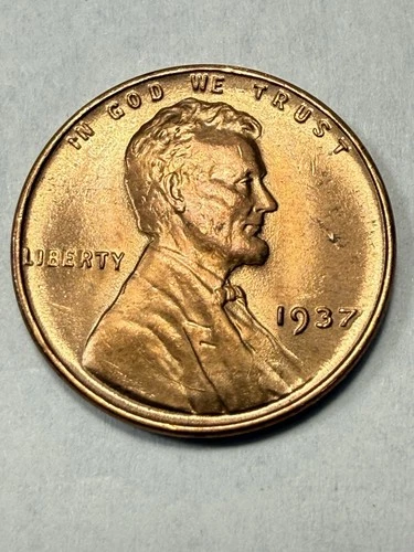 * 1937 RED BU LINCOLN CENT (UPGRADE THAT SPOT IN YOUR SET)- PRICED TO SELL 🔥*