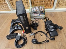 Xbox 360S 4GB Console Bundle (10 games, 2 controllers and more!) Fully working!