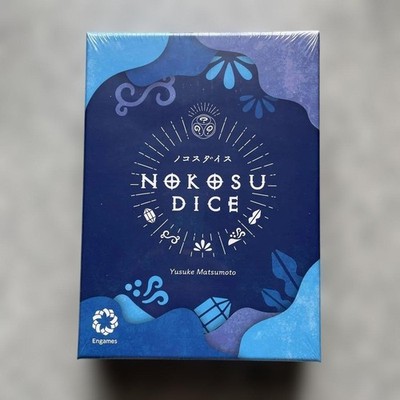 Nokosu Dice Engames Board Game Card Trick Taking Japan Yusuke Matsumoto NEW