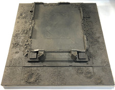 Warhammer 40k Forgeworld City Sector Shattered Plaza 2ft Tile Terrain Board #2