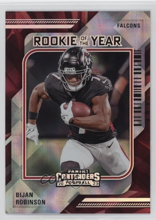 2023 Panini Contenders Rookie of the Year Silver Bijan Robinson #3 RC 13hf