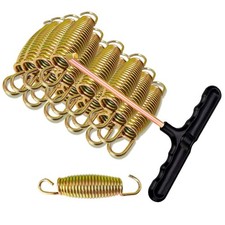 16-Pcs 3.7-Inch Heavy Duty Stainless Steel Replacement Trampoline Springs
