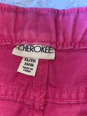 Short Cherokee Fille Rose – Taille 10/12 Ans, Coton, Occasion état Correct