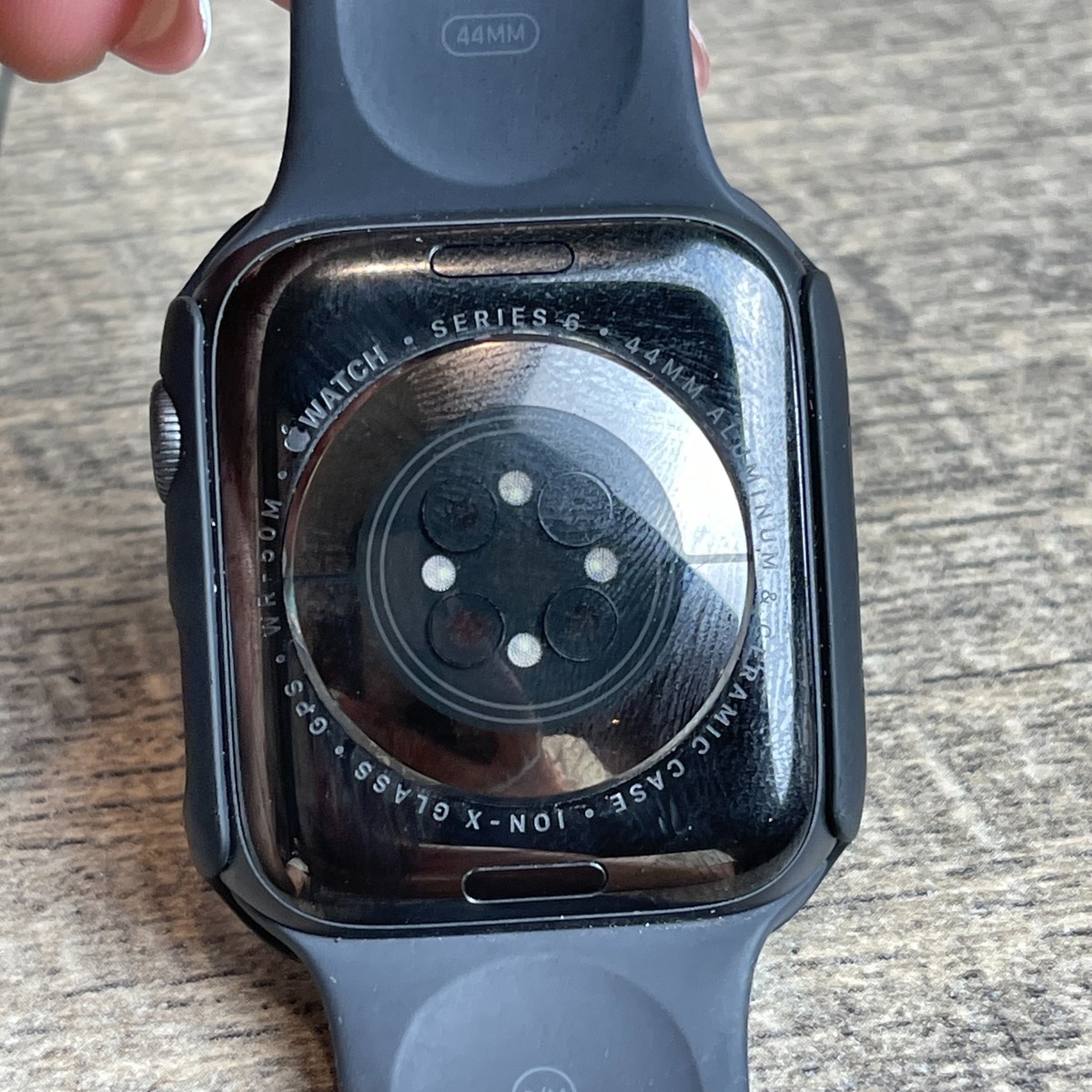 Apple Watch Series 6 GPS Smartwatch Gray Strap 44mm 1.78