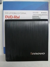 Lenovo External DVD-RW Drive USB3.0 Portable Optical Burner Player For Laptop PC