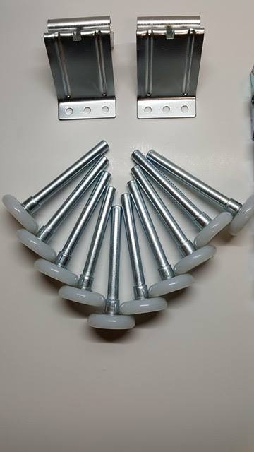 Kit Di Messa A Punto Per Porta Del Garage 16-18x7 Con Rulli - Foto 8