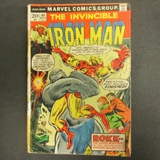 Marvel Comics Group The Invincible Iron Man #64 Rokk the living Mountain 