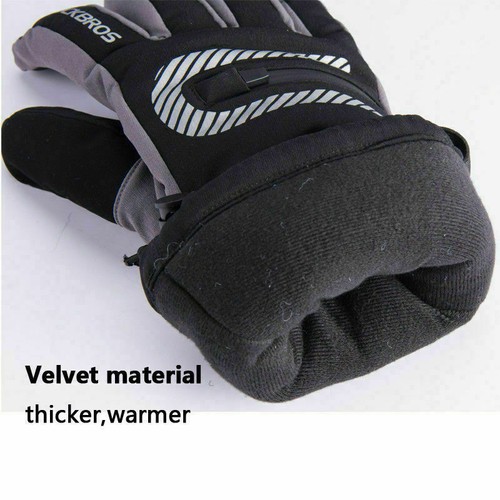 RockBros Thermal Gloves Velvet Warm Gloves Snowboarding Driving Gloves - Picture 3 of 6