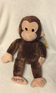 Kohls Cares Plush Curious George Brown Monkey Tag Stuffed Animal Toy Book T2 | eBay