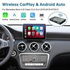For Mercedes Benz A CLA GLA Wireless CarPlay Android Auto Interface NTG5.0 Car