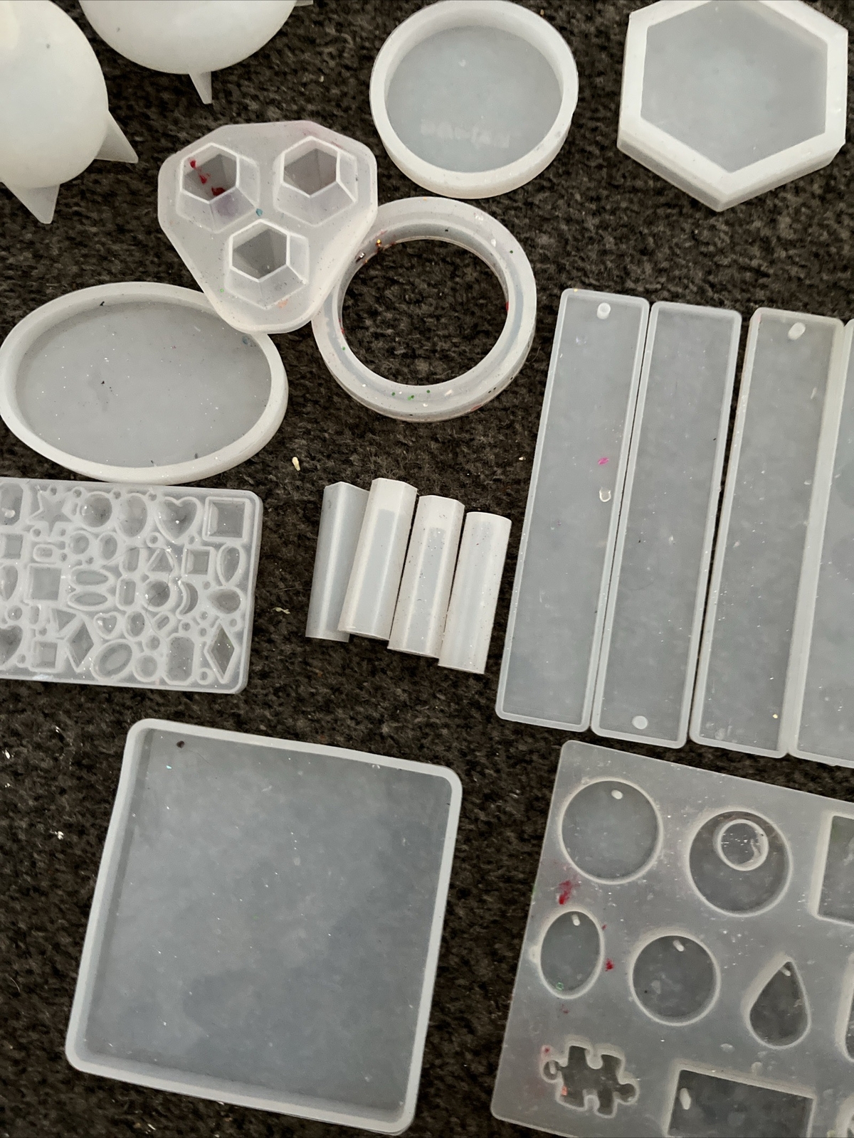 Bundle Of Silicone Moulds For Resin Job Lot Epoxy eBay
