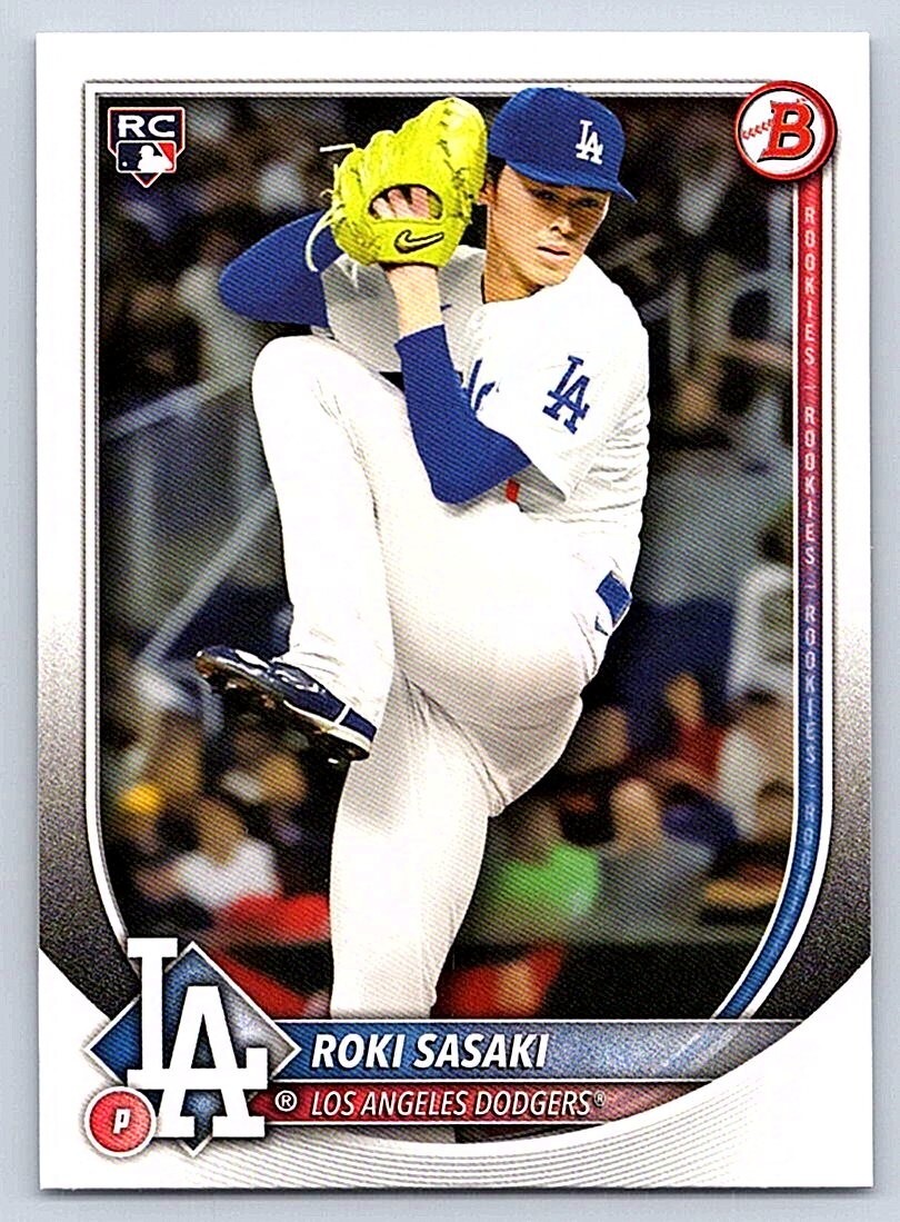 ROKI SASAKI  DODGERS RC  2025 BOWMAN #12