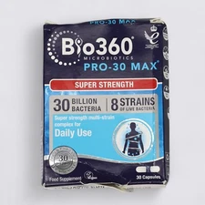 Nature's Aid Bio360 Microbiotics Pro-30 Max Super Strength 30 Capsules