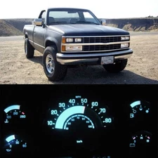 Gauge Cluster LED Dashboard Bulbs Ice Blue For Chevy GMC 88 91 C/K Series Truck