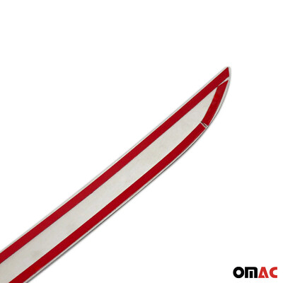 RECAMBO Kofferraumleiste Edelstahl Chrom - Für Ford Tourneo Courier Ab 2023 | Hochglanz Zierblende