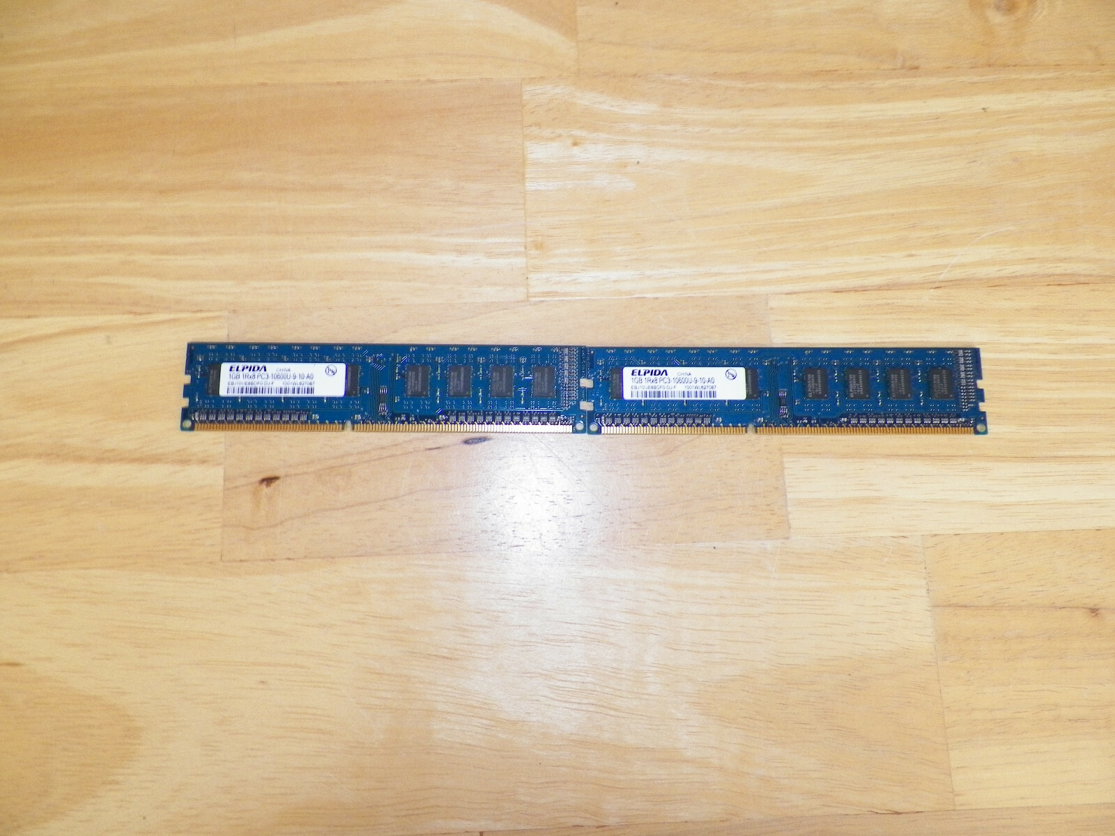 (Lot of 2) ELPIDA 1GB 1Rx8 PC3-10600U Desktop Ram EBJ10UE8BDF0-DJ-F | eBay