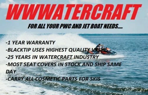 Funda de asiento Hydro-Turf SeaDoo GTI 06-08 130 155 Wake 155 09-10 Silv CF/Whi/Bla Em Foto 4 de 4