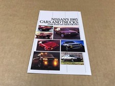 Vintage 1985 Nissan Cars & Trucks Sales Brochure Maxima/300ZX Salesmen Dealer JD