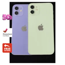 Apple iPhone 12 64GB 128GB Factory Unlocked At&t Verizon 5G - Green purple Red 