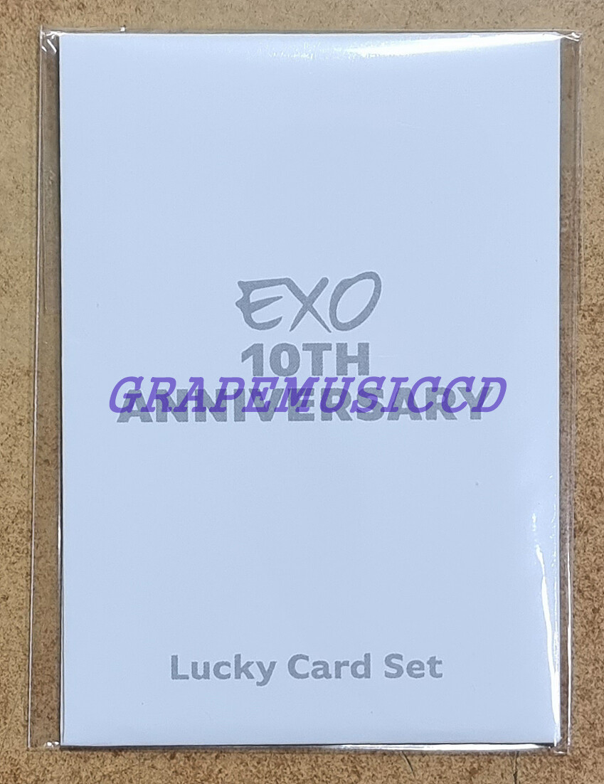 EXO 10th Anniversary OFFICIAL MD GOODS Lucky Card Set + EXO 10th Anniversary OFFICIAL MD GOODS Lucky Card Set +