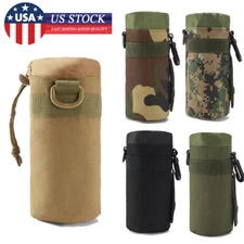 Tactical MOLLE Water Bottle Pouch Military Bottle Holder Travel for Outdoor US