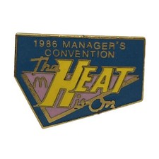 McDonald’s The Heat Is On Employee Crew Restaurant Enamel Lapel Hat Pin