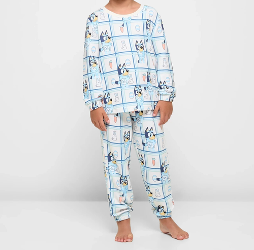 Boys girls size 1 BLUEY cosy midseason pyjamas soft pjs Target NEW - Picture 2 of 4