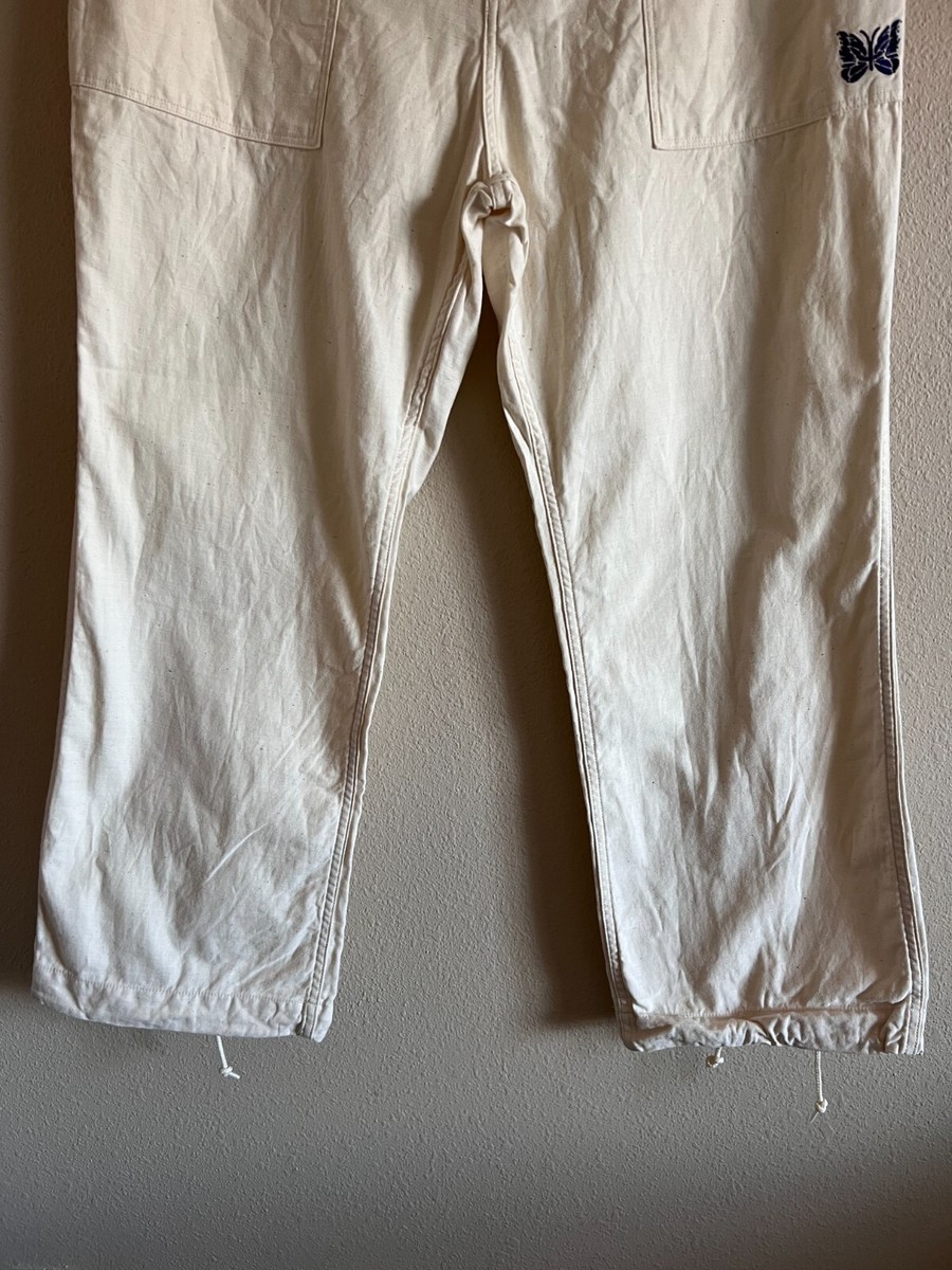 【Needles】ニードルズ　String Fatigue Pant ホワイトM NEEDLES(ニードルズ)Track Pant - Poly Smooth【2025年春夏入荷