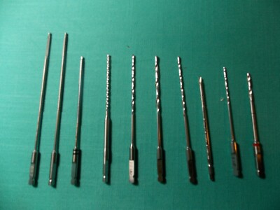 Orthopedic Quick Coupling Drill Bits Lot of 10 piece surgical instrument