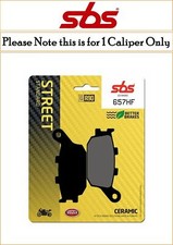Suzuki GSX-S 1000 A GT 2022-2023 [Rear Ceramic Brake Pads] [SBS HF Series]
