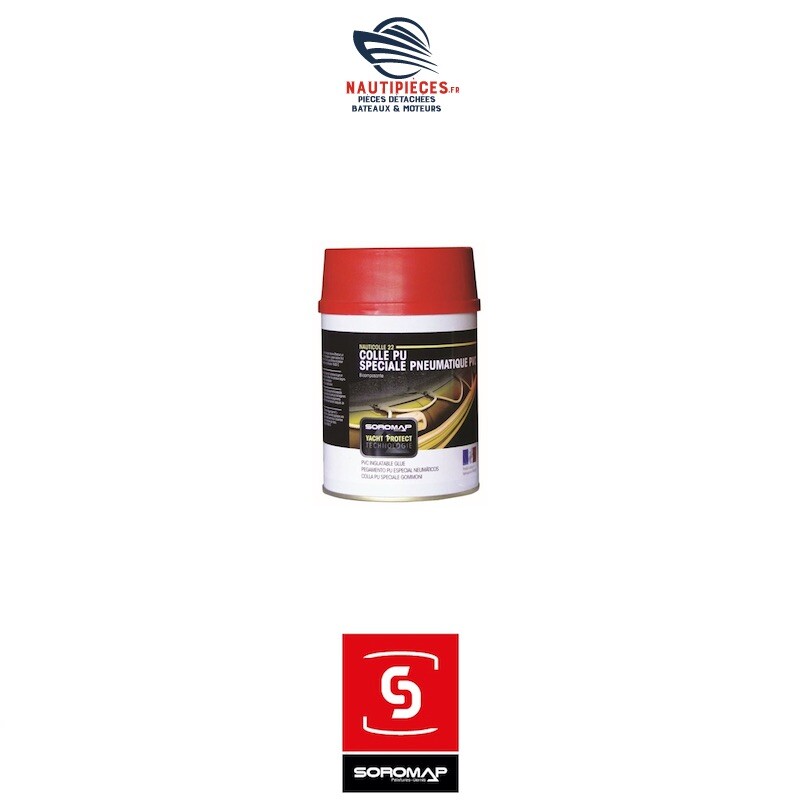 Colle PVC bateau pneumatique Soromap étanche et résistante 750ml