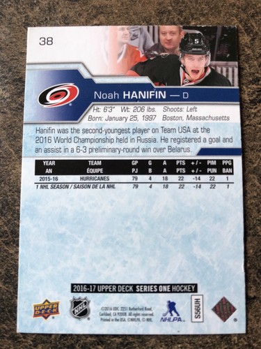 2016-17 Upper Deck - Base #1-200 (YOU PICK) - Picture 78 of 374
