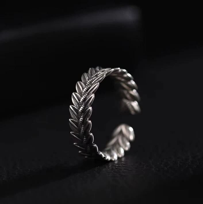 Ring 925 Silber Sterling Herren Damen Männer Sterne Größe Verstellbar Anpassbar - Bild 2 von 4