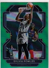 2022 Panini WNBA Prizm Green Refractor #26 Sylvia Fowles