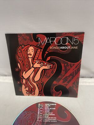 Maroon 5 Songs About Jane Cd Booklet & Cd Only 90's Rock | eBay