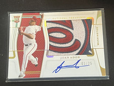 Joan Adon Autograph Patch Rookie 2022 National Treasures #155 (NM) 1st one 01/25