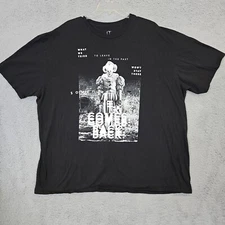 IT Comes Back T-SHIRT Film Horror Movie Tee Clown Graphic Large 3XL Black 