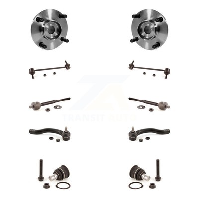 Front Bearing Lower Ball Joint Outer Inner Tie Rod & Link Kit (10Pc) For Nissan
