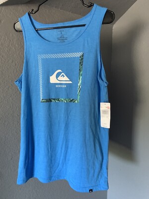 Quiksilver Kids Blue Beat The Heat Tank Top  XL Youth