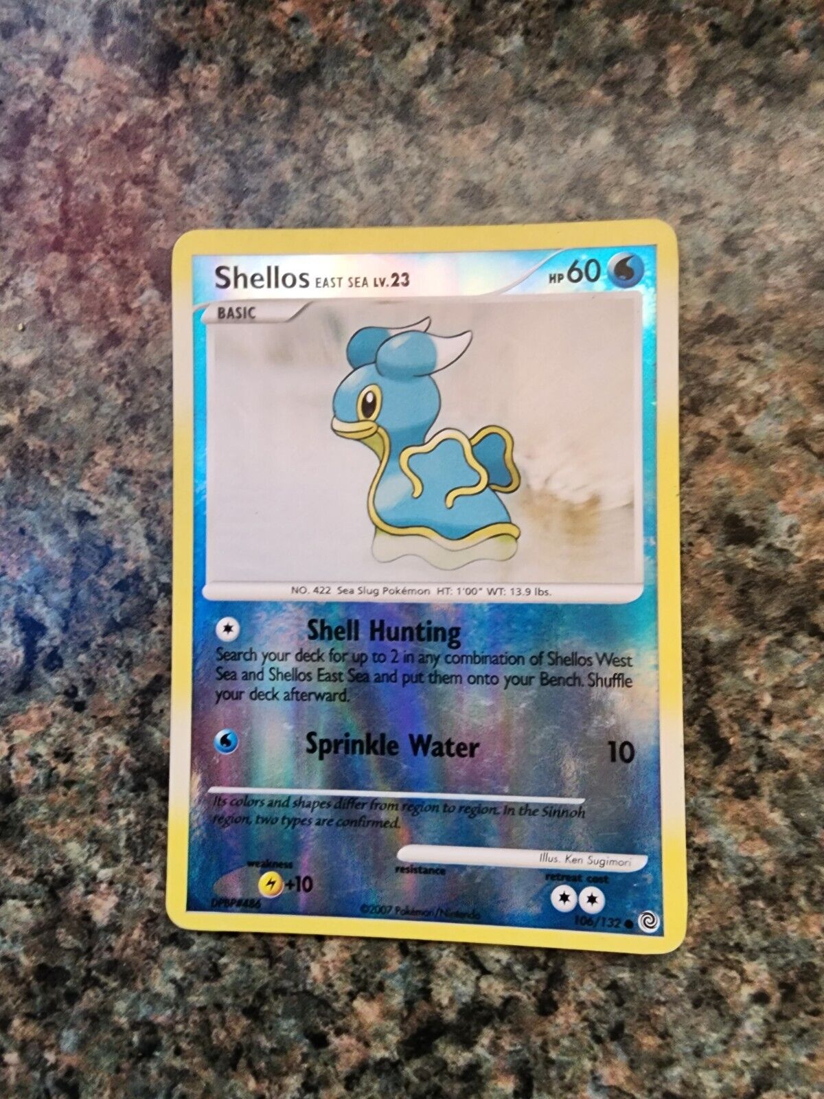 Shellos - Pokémon Água Comum - 106/132 - Pokemon Card Game