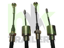 2 x 890mm Alko Quick Connect/ Release Brake Cable, 26mm Cup, Trailer, Long life