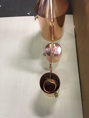 The Legendary StillZ 6 Gallon Copper Moonshine Still- Thumper-Worm 20 OZ Copper! - Picture 12 of 12