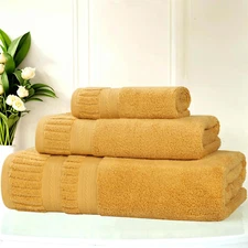 Venice Zero Twist Cotton Medium Weight Towels, for Guest Bath, Bathroom, Shower,