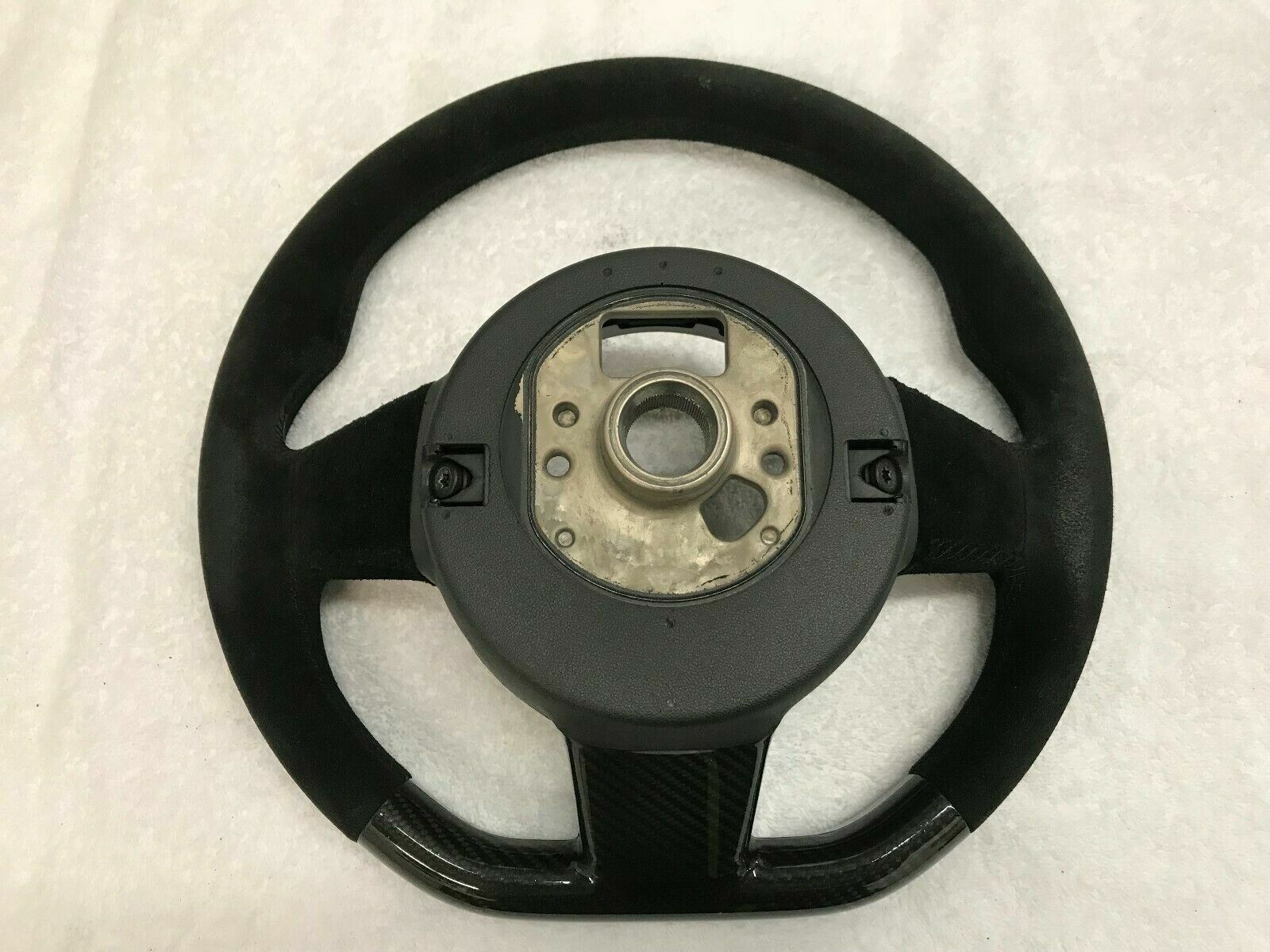 LAMBORGHINI GALLARDO LP560 SL STEERING WHEEL CARBON FIBER SUEDE OEM 400419091Q