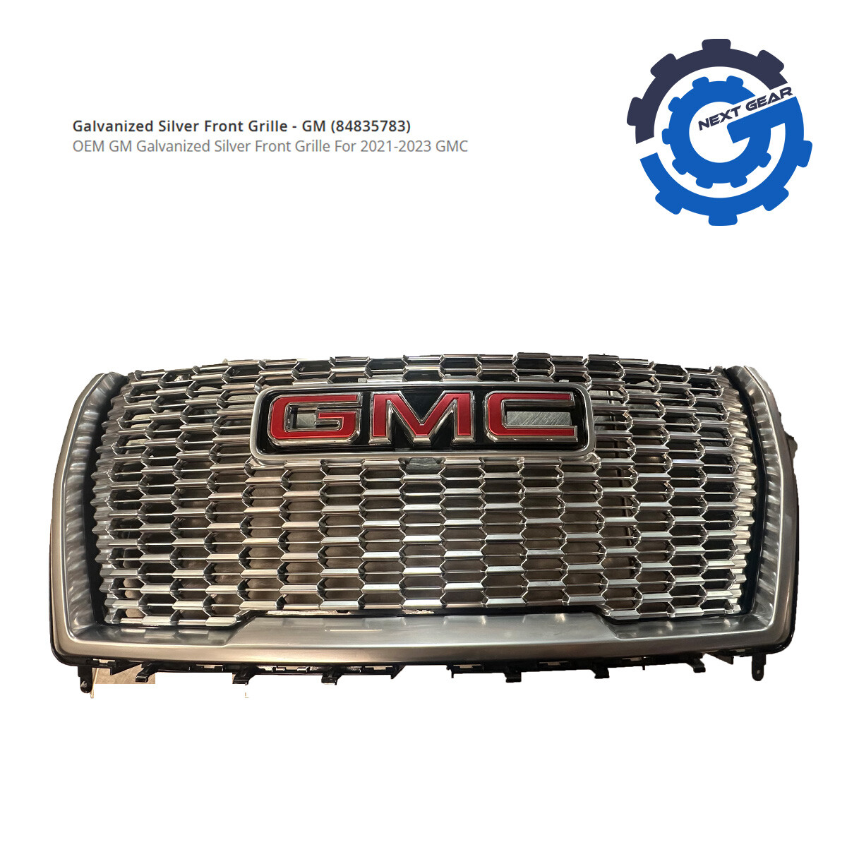 OEM GM GRILLE GRILL ASSEMBLY CHROME 2021 2022 2023 GMC YUKON