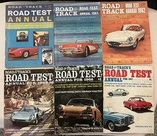 1956 thru 1987 Road & Track Road Test Annuals...