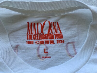 マドンナ 　Celebration　スキニーフィット Tシャツ マドンナ Celebrationスキニーフィット Tシャツ